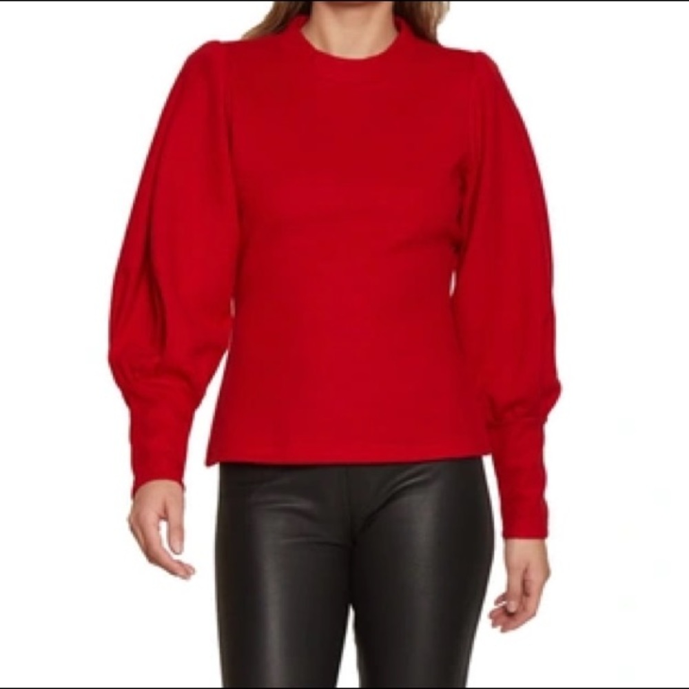 Ribbed-knit sweater